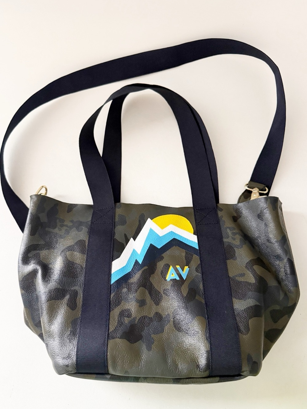 Corroon Baby Daddy Camo Tote Bag Crossbody Carryall Shopper Weekend Travel Work